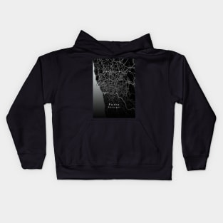 Porto Portugal City Map dark Kids Hoodie